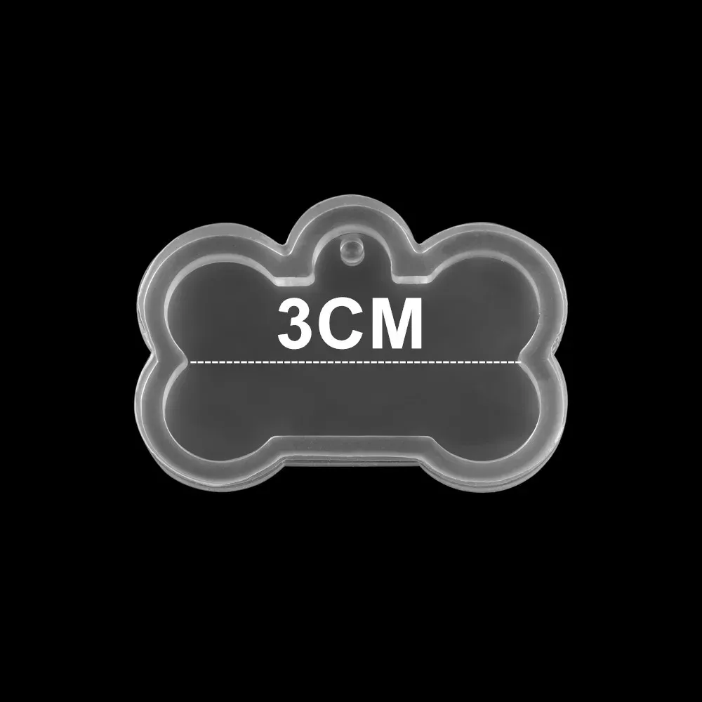 Moule silicone os pour porte-clés et bijoux