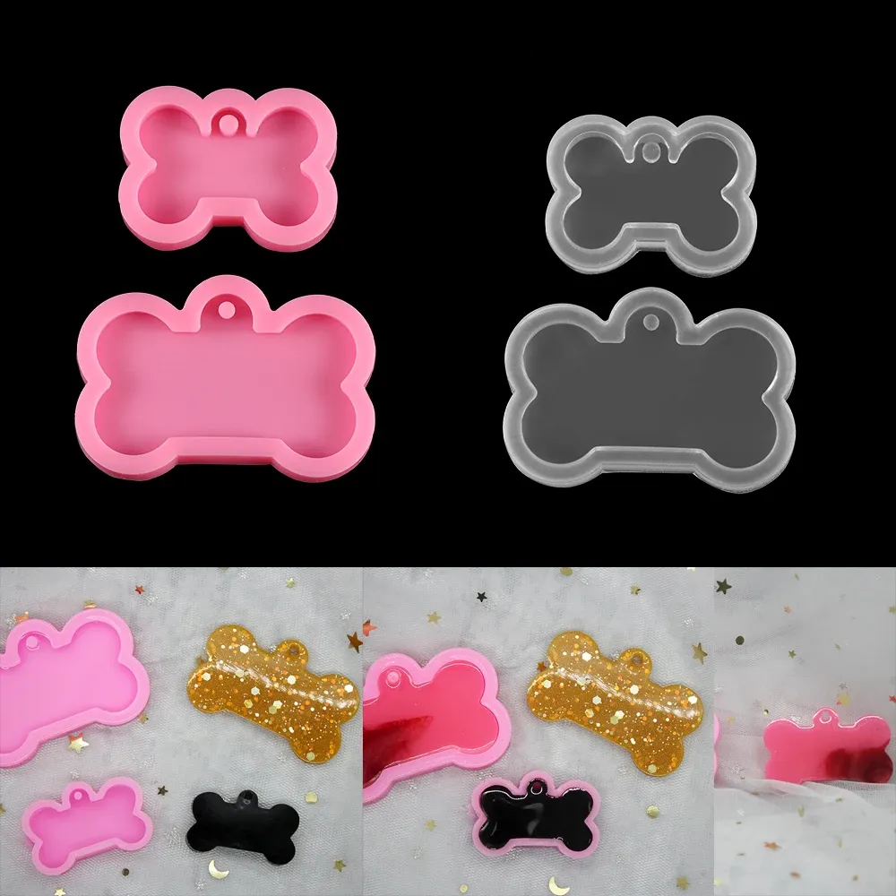 Moule silicone os pour porte-clés et bijoux