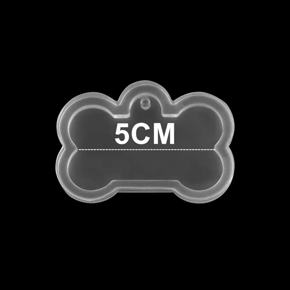 Moule silicone os pour porte-clés et bijoux