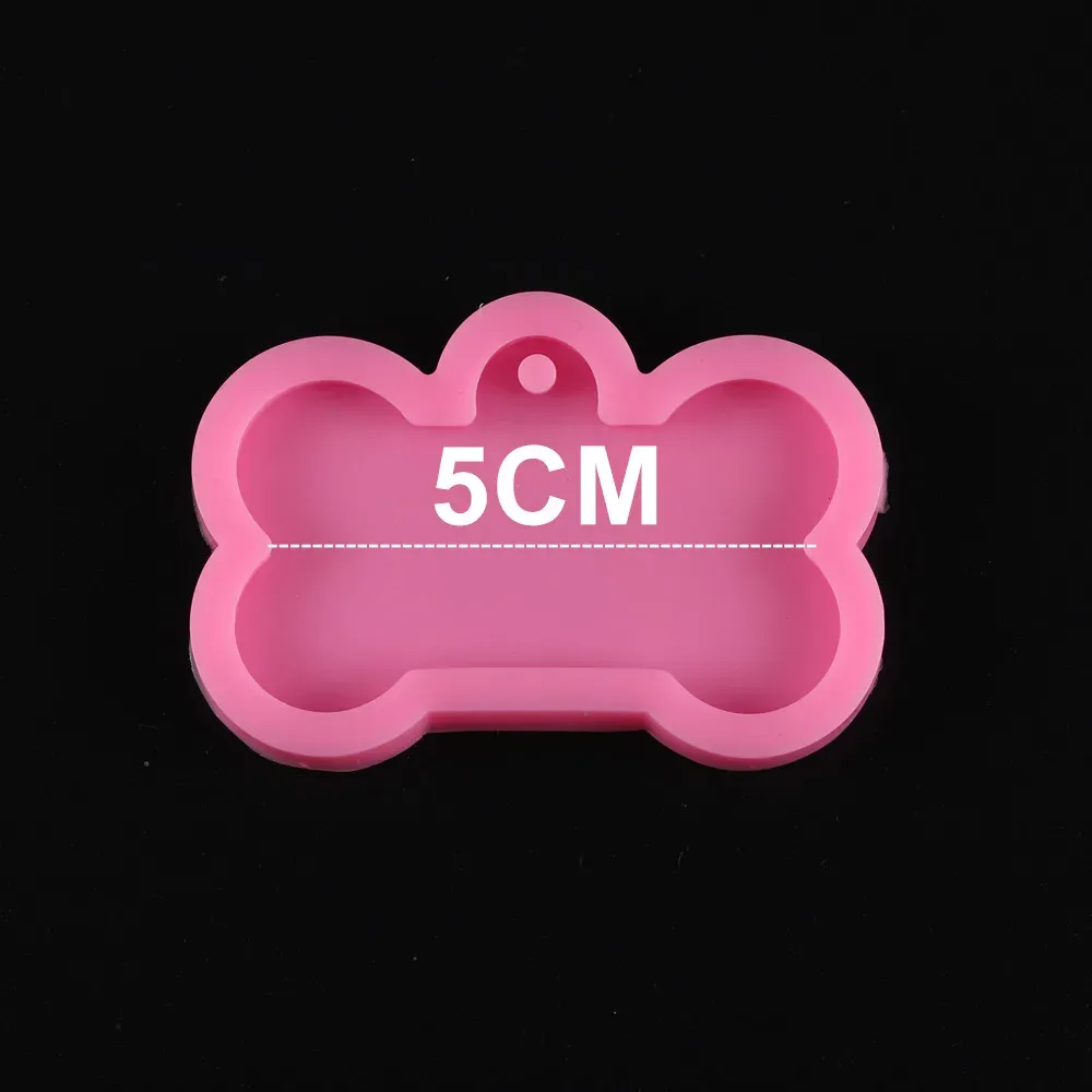 Moule silicone os pour porte-clés et bijoux