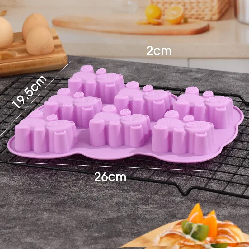 Moule silicone ours 3D pour gâteau et chocolat