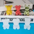 Moule silicone ours et lapin pour porte-clés – 4
