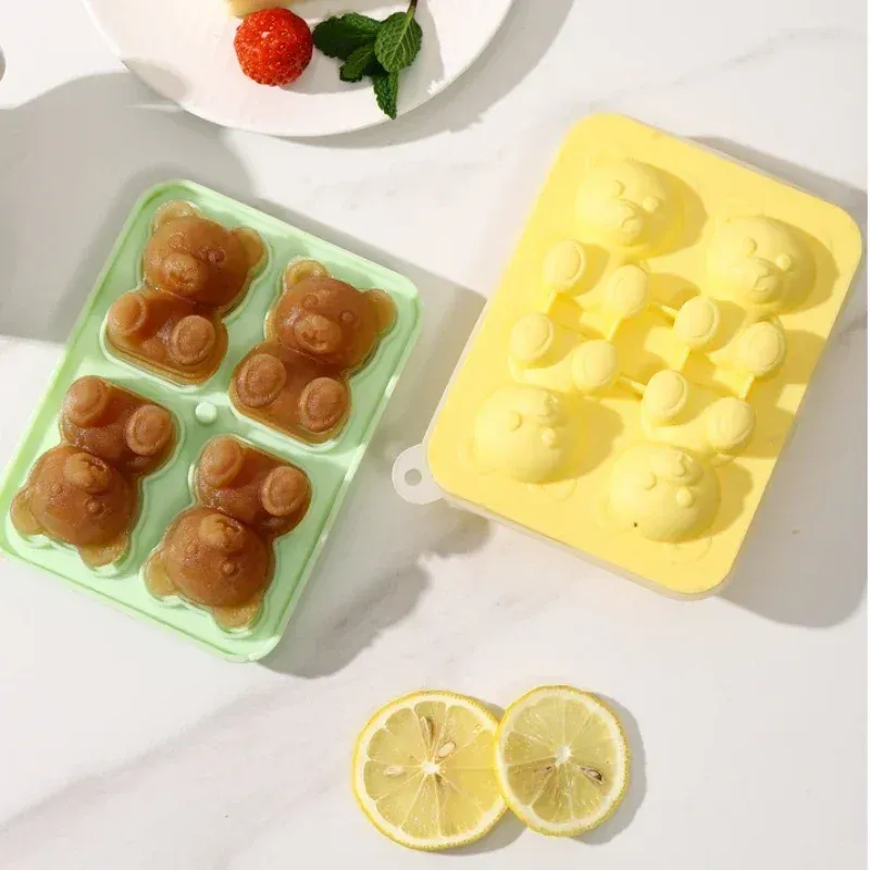 Moule silicone ours pour glaçons et boissons