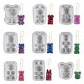 Moule silicone ours pour porte-clés et bijoux – 1
