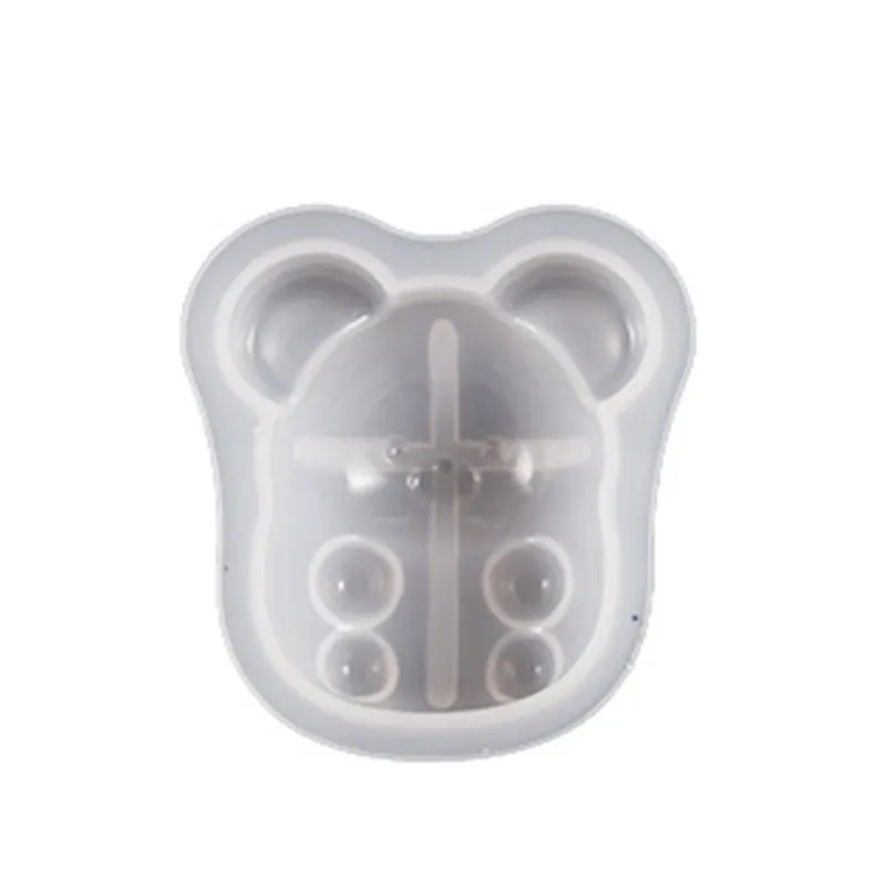 Moule silicone ours pour porte-clés et bijoux