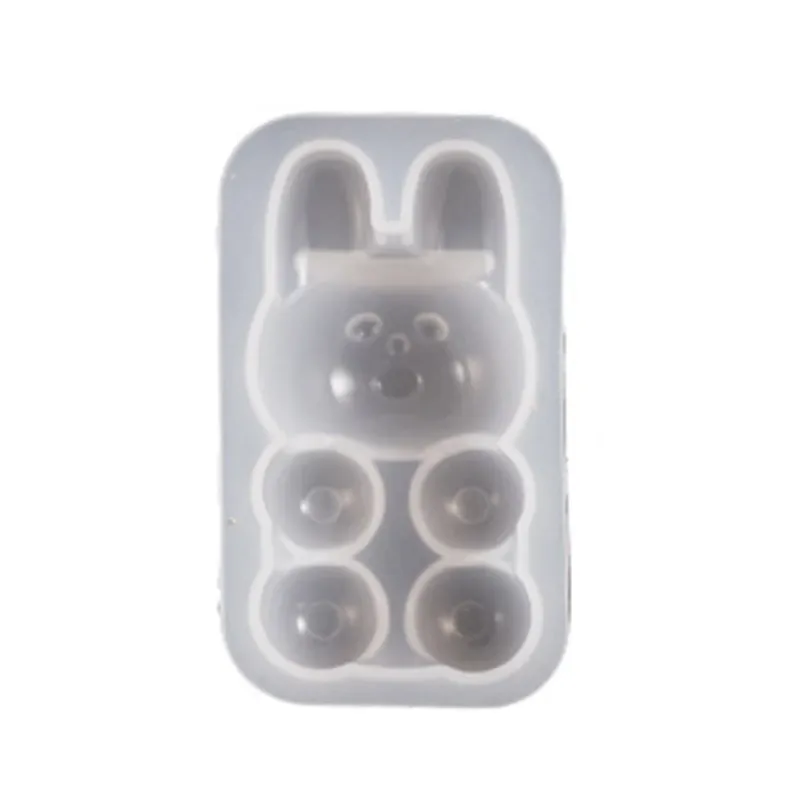 Moule silicone ours pour porte-clés et bijoux