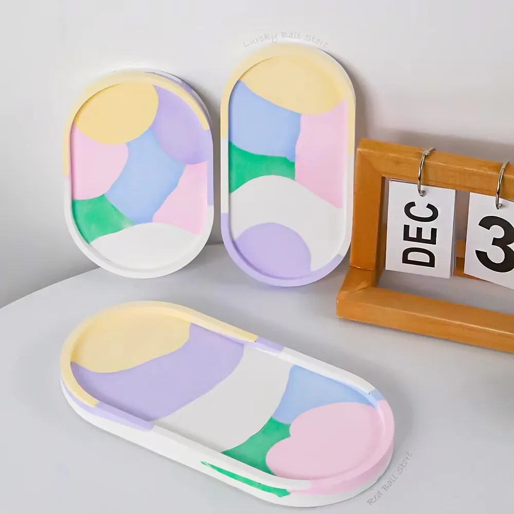 Moule silicone ovale pour cendrier et plateau