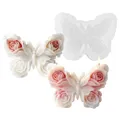 Moule silicone papillon fleur pour bougie et savon – 6