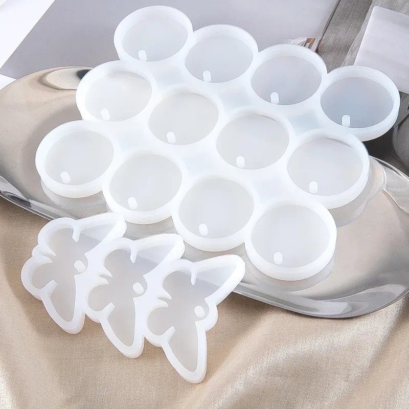 Moule silicone papillon pour bijoux et porte-clés