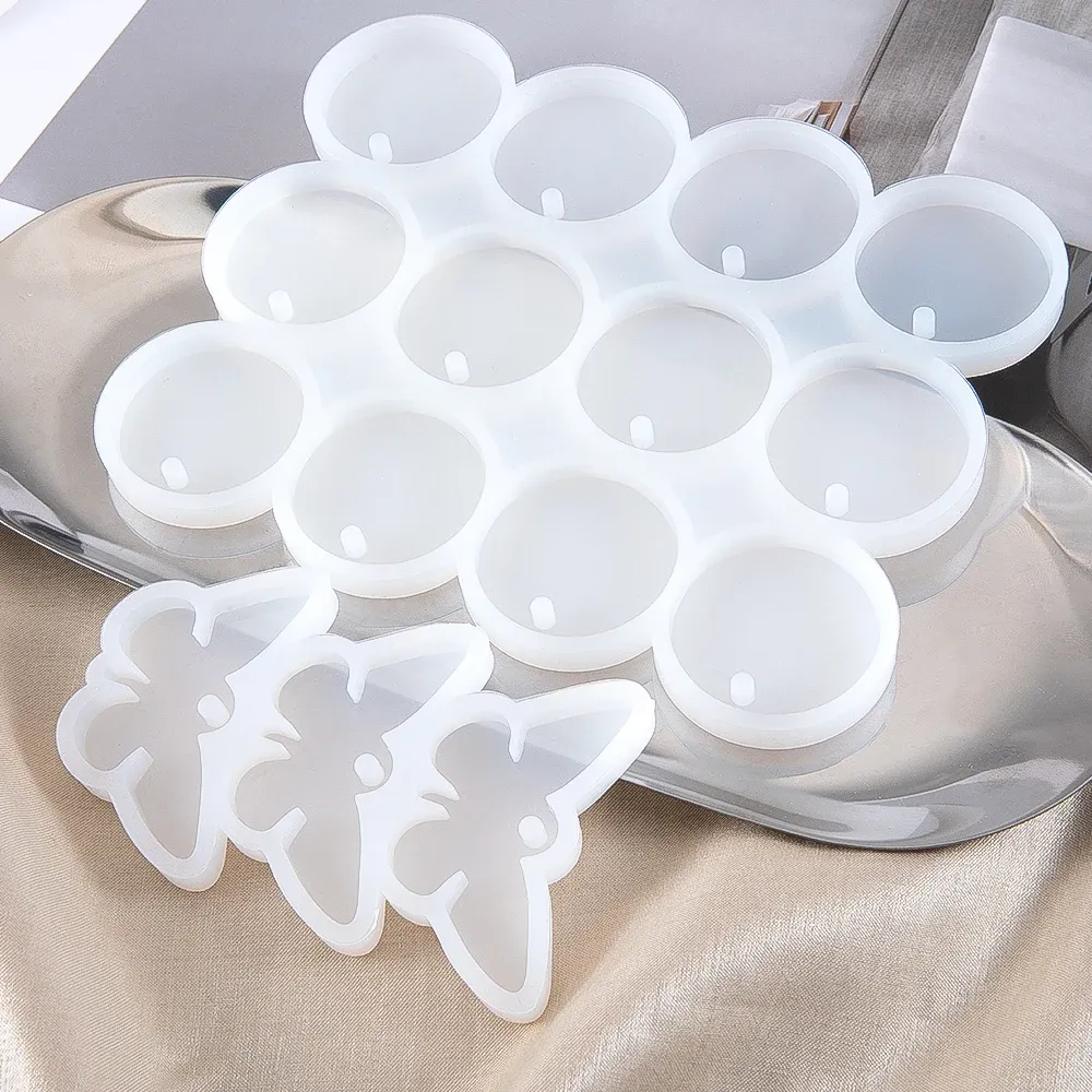 Moule silicone papillon pour bijoux et porte-clés