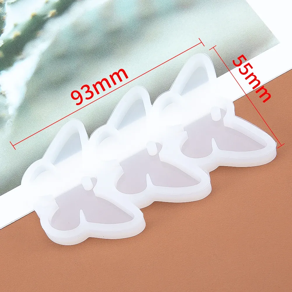 Moule silicone papillon pour bijoux et porte-clés