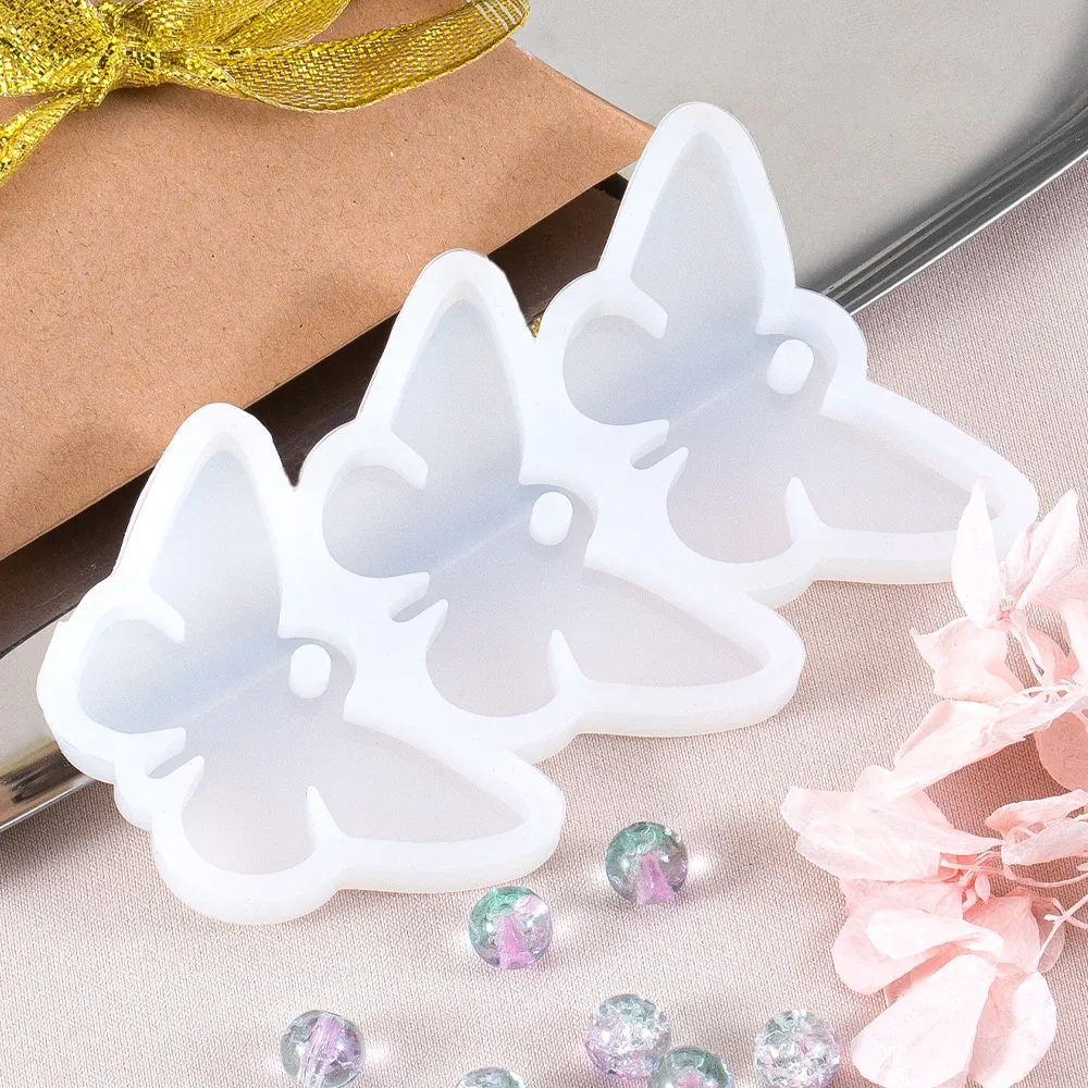 Moule silicone papillon pour bijoux et porte-clés