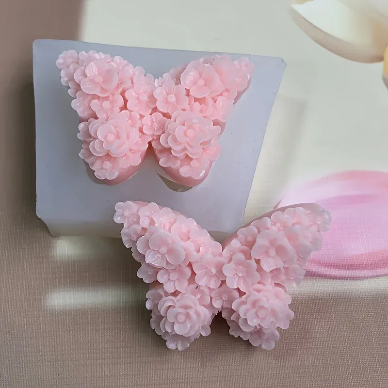 Moule silicone papillon pour bougie et résine