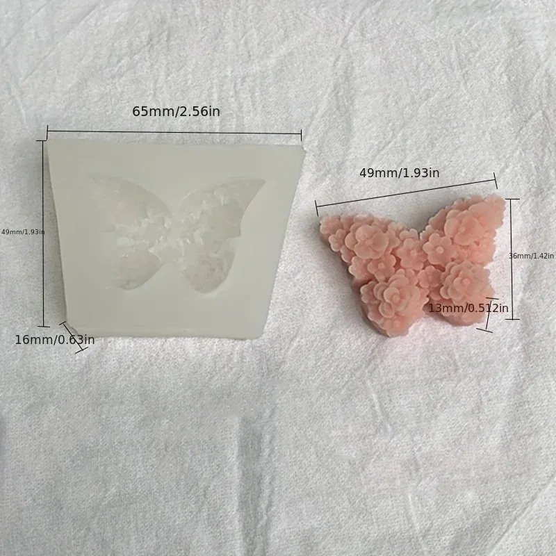 Moule silicone papillon pour bougie et résine