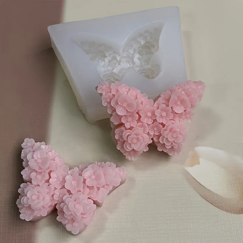 Moule silicone papillon pour bougie et résine