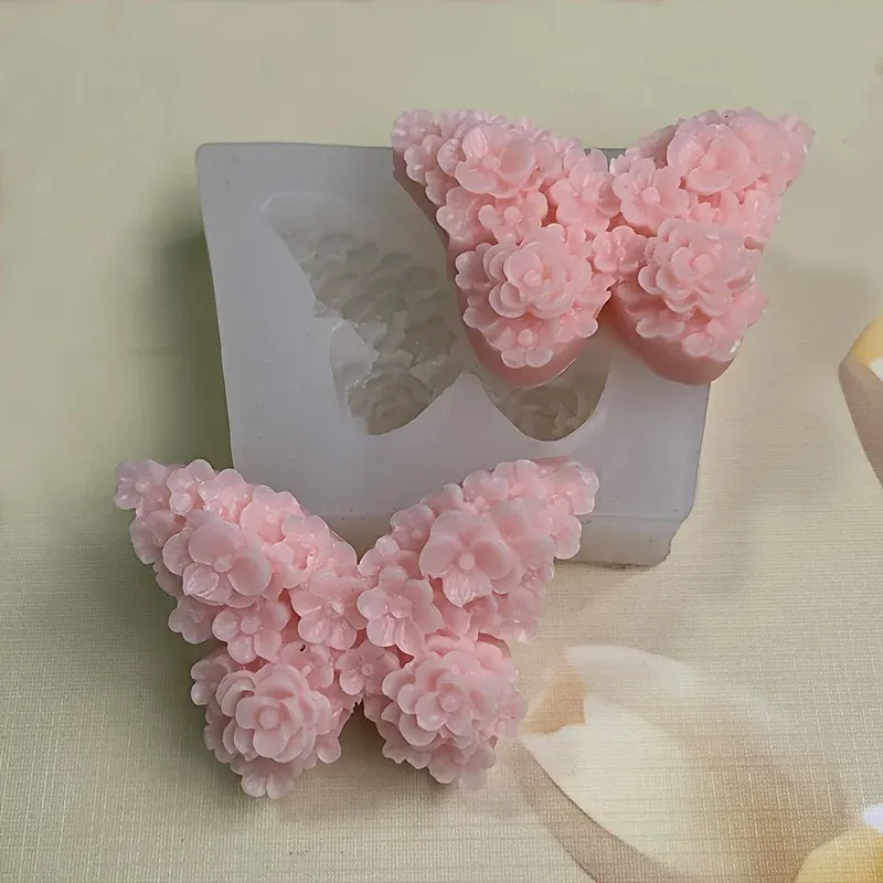 Moule silicone papillon pour bougie et résine