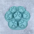 Moule silicone patte de chat pour bonbons et savons – Couleur Morandi Blue