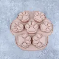 Moule silicone patte de chat pour bonbons et savons – Couleur Morandi Pink