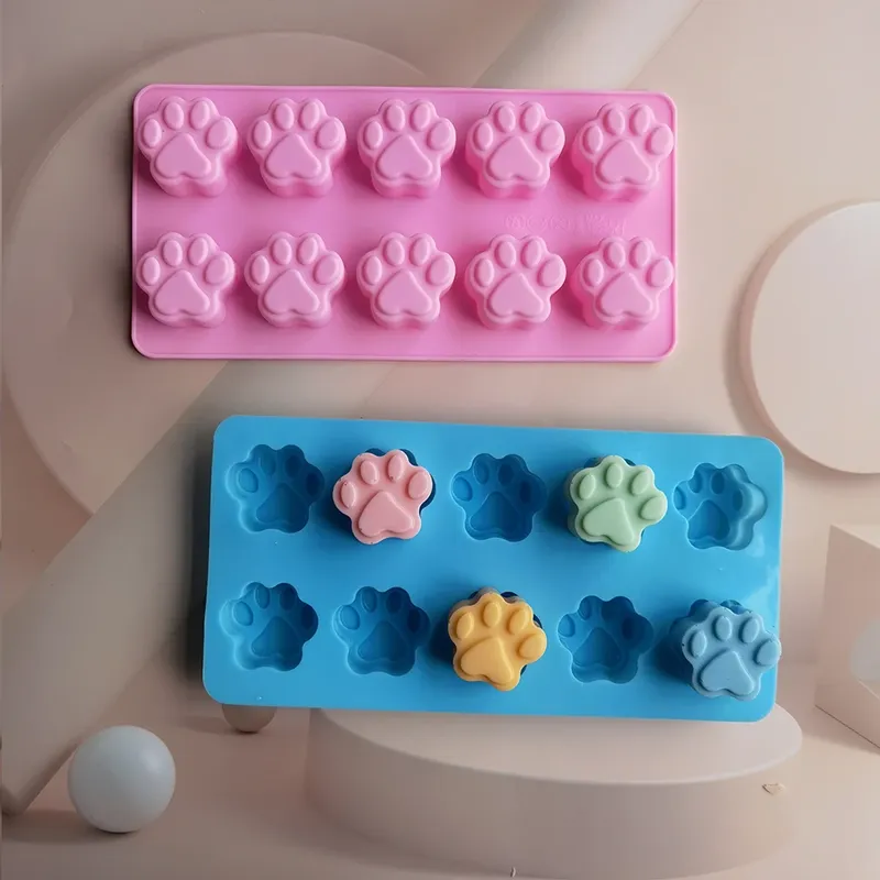 Moule silicone patte de chat pour décoration et bijoux