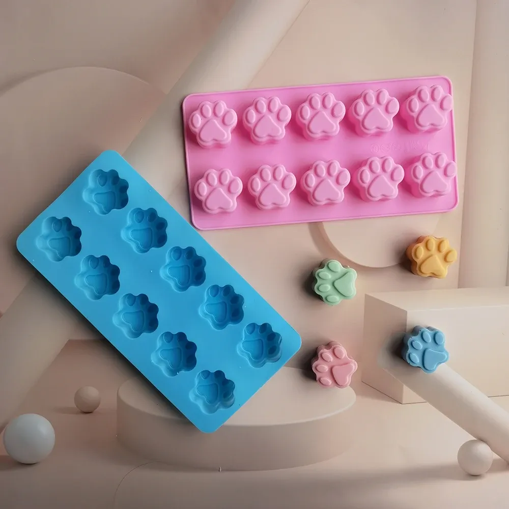 Moule silicone patte de chat pour décoration et bijoux
