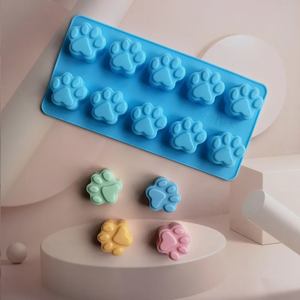 Moule silicone patte de chat pour décoration et bijoux