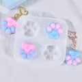 Moule silicone patte de chat pour porte-clés et bijoux – 3