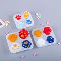 Moule silicone patte de chat pour porte-clés et bijoux – 5