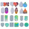 Moule silicone pendentif fait main pour colliers et bijoux – 2
