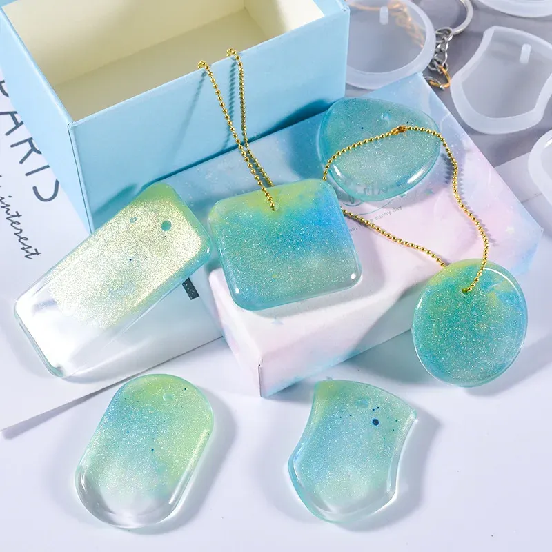 Moule silicone pendentif fait main pour colliers et bijoux
