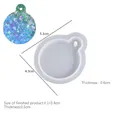 Moule silicone pendentif fait main pour colliers et bijoux – Couleur DZ119-3