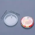 Moule silicone pendentif rond et rectangle pour débutant résine – 2