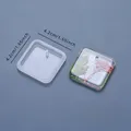 Moule silicone pendentif rond et rectangle pour débutant résine – 3