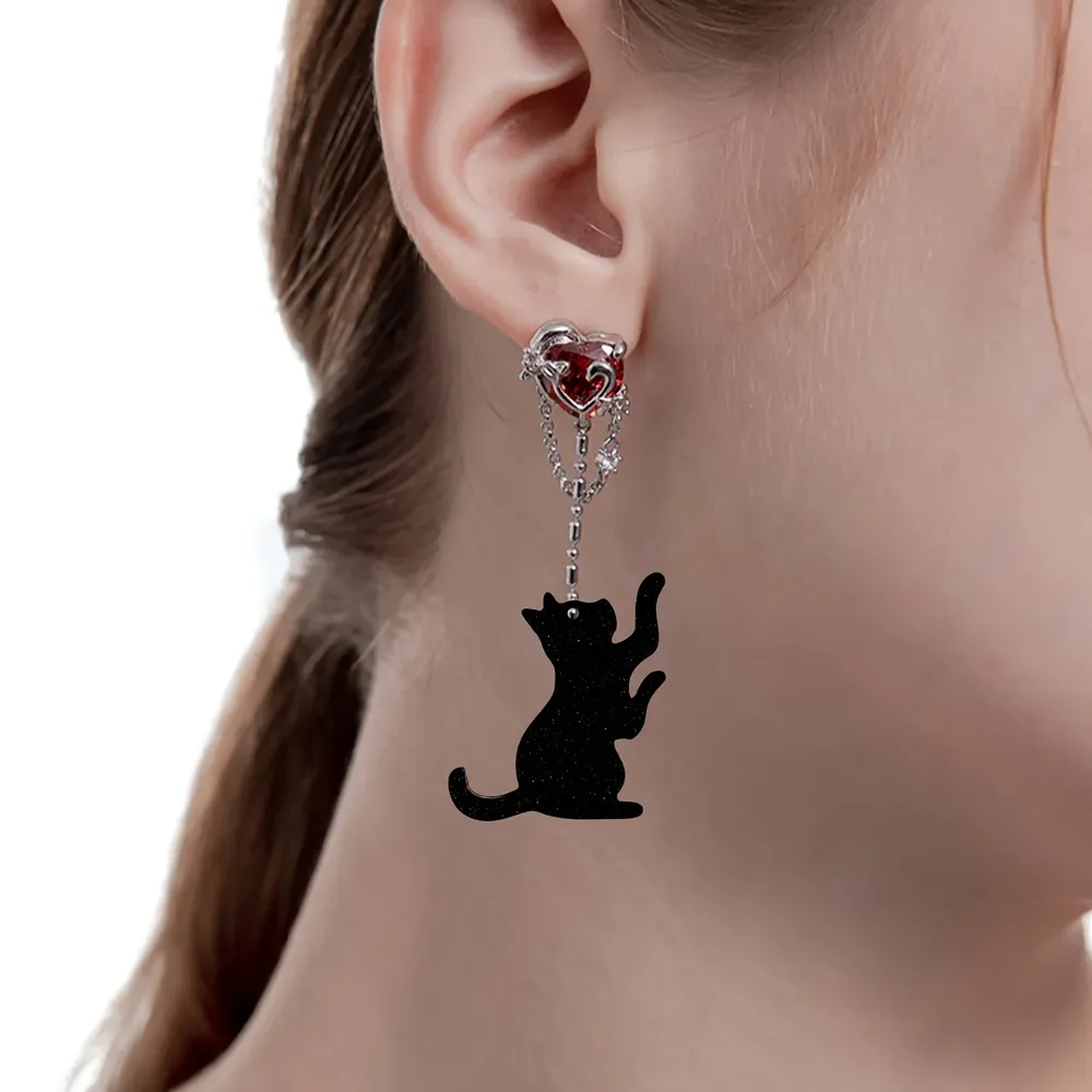 Moule silicone pendentifs chat pour bijoux