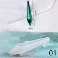 Moule silicone pendule cristal pour bijoux décoratifs – Couleur BLANC (01)