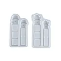 Moule silicone Père Noël renne porte-monnaie pendentif – 4