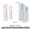 Moule silicone Père Noël renne porte-monnaie pendentif – Color White-2