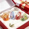 Moule silicone Père Noël sapin pendentif résine Noël – 3