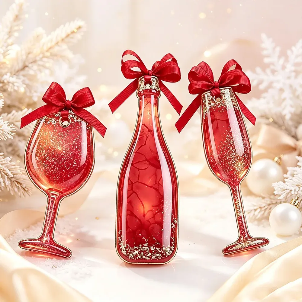 Moule silicone Père Noël sapin pendentif résine Noël