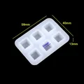 Moule silicone perles 8 à 10 mm pour bijoux résine – Color 10mm Square-1