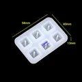 Moule silicone perles 8 à 10 mm pour bijoux résine – Color 10mm Square-2