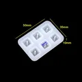 Moule silicone perles 8 à 10 mm pour bijoux résine – Color 8mm Square-2