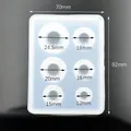 Moule silicone perles 9 à 25 mm pour bijoux résine – Couleur MuJu-QiuA01