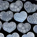 Moule silicone perles fleurs cœur étoile pour bijoux – 5