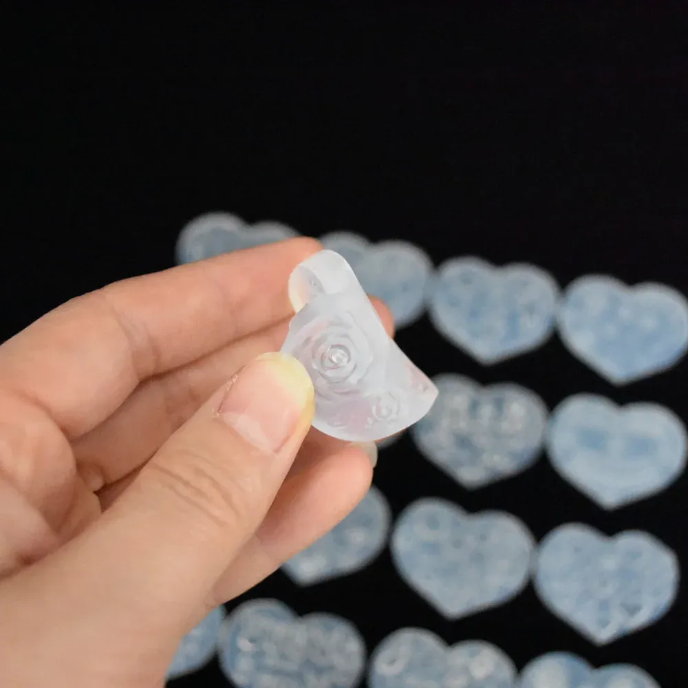 Moule silicone perles fleurs cœur étoile pour bijoux