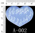 Moule silicone perles fleurs cœur étoile pour bijoux – Couleur KT70-A002
