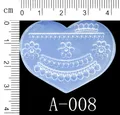Moule silicone perles fleurs cœur étoile pour bijoux – Couleur KT70-A008