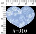 Moule silicone perles fleurs cœur étoile pour bijoux – Couleur KT70-A010