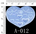 Moule silicone perles fleurs cœur étoile pour bijoux – Couleur KT70 A012