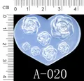 Moule silicone perles fleurs cœur étoile pour bijoux – Couleur KT70-A020