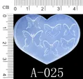 Moule silicone perles fleurs cœur étoile pour bijoux – Couleur KT70-A025
